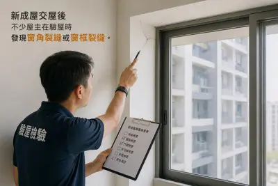 新成屋窗角裂縫正常嗎？認識裂縫成因，避免小問題變成大麻煩